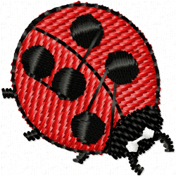 Lady Bugs Embroidery Design 4 Lady Bugs Embroidery Design 4
